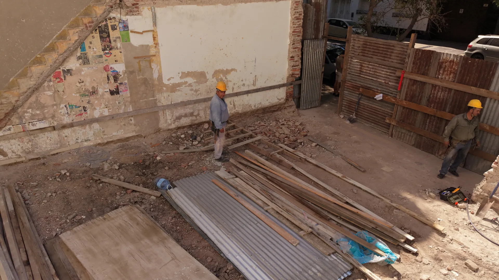 2 e/ 45 y 46 — avance de obra, etapa 1