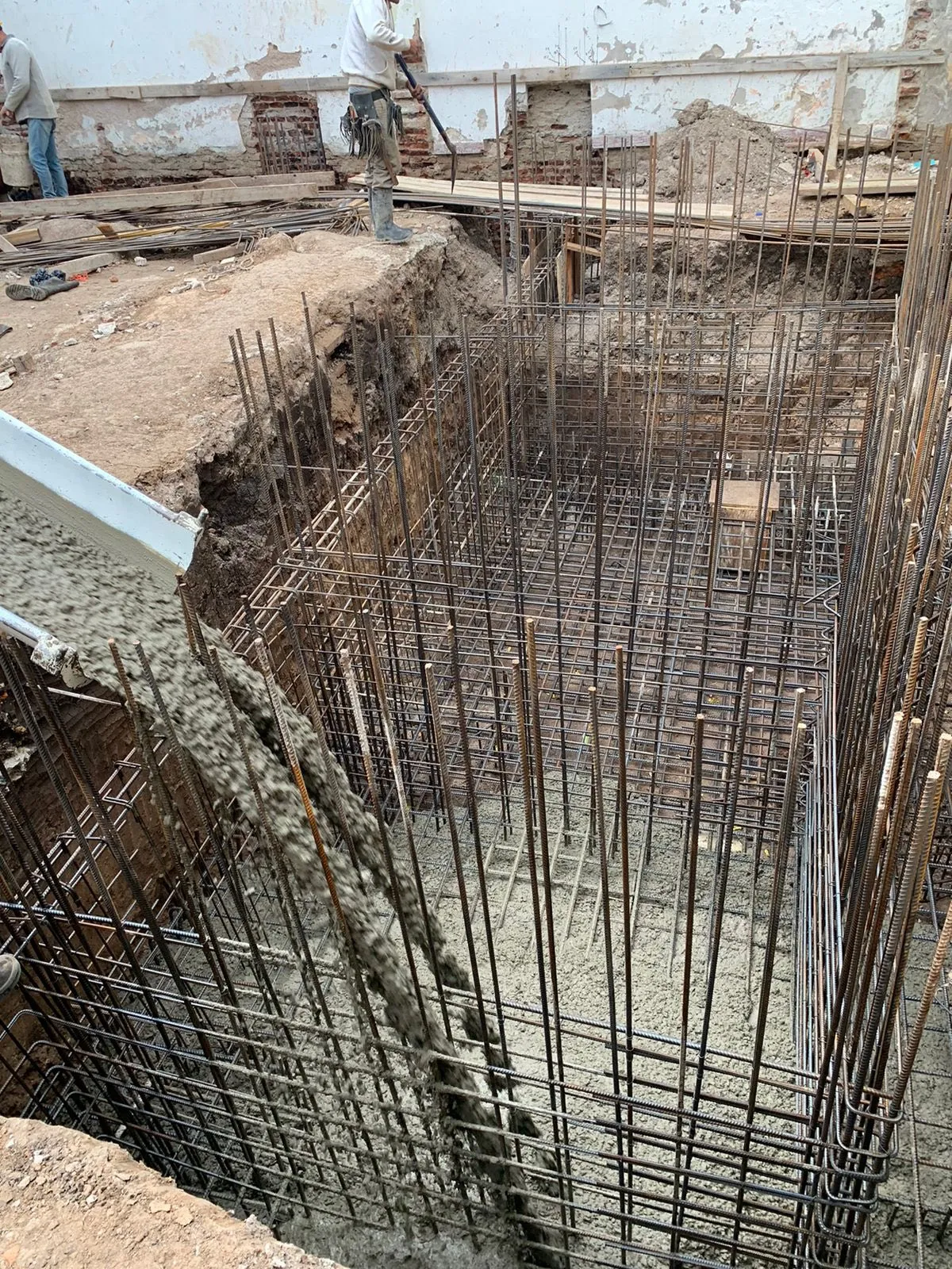 2 e/ 45 y 46 — avance de obra, etapa 1