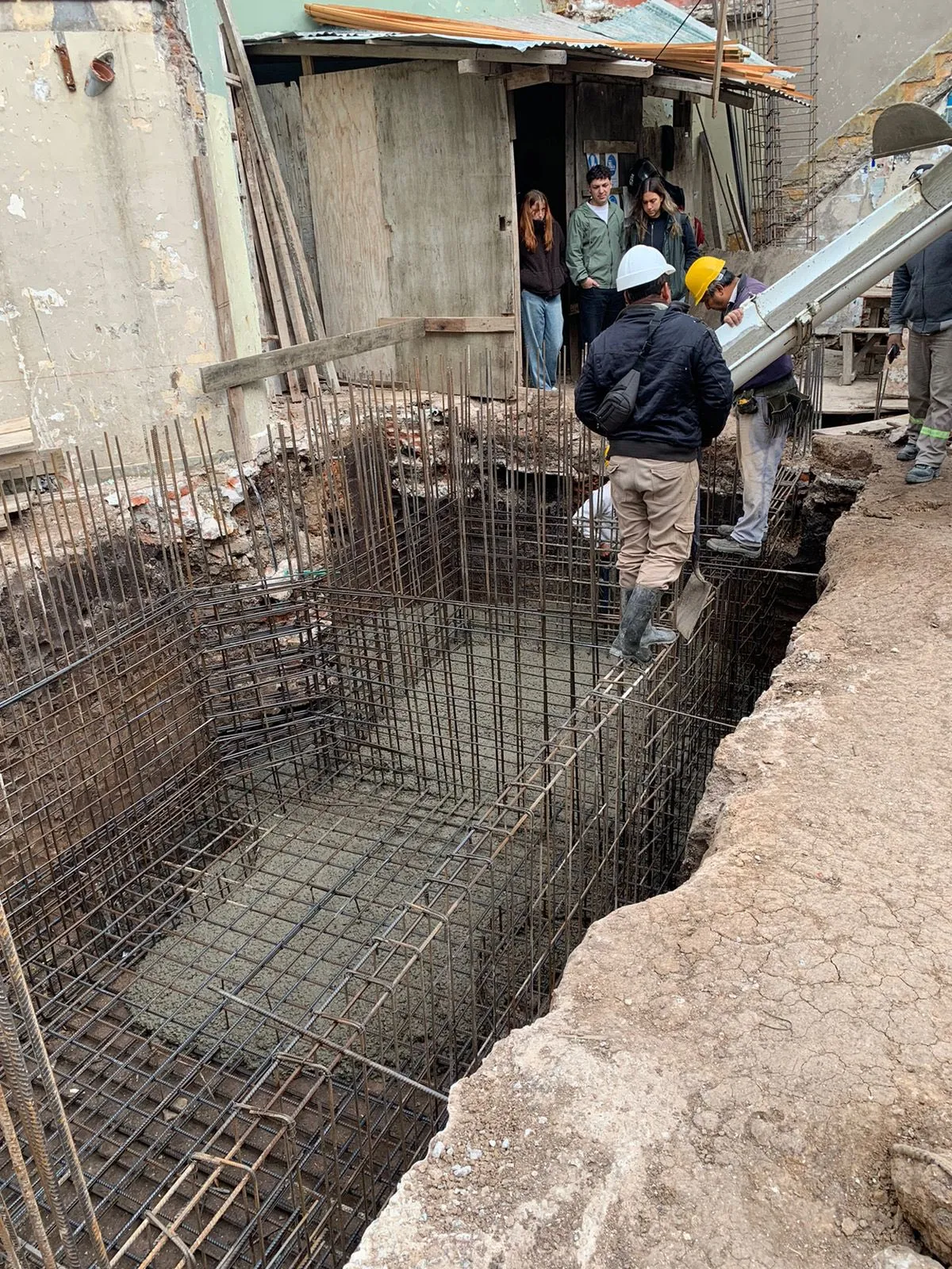 2 e/ 45 y 46 — avance de obra, etapa 1