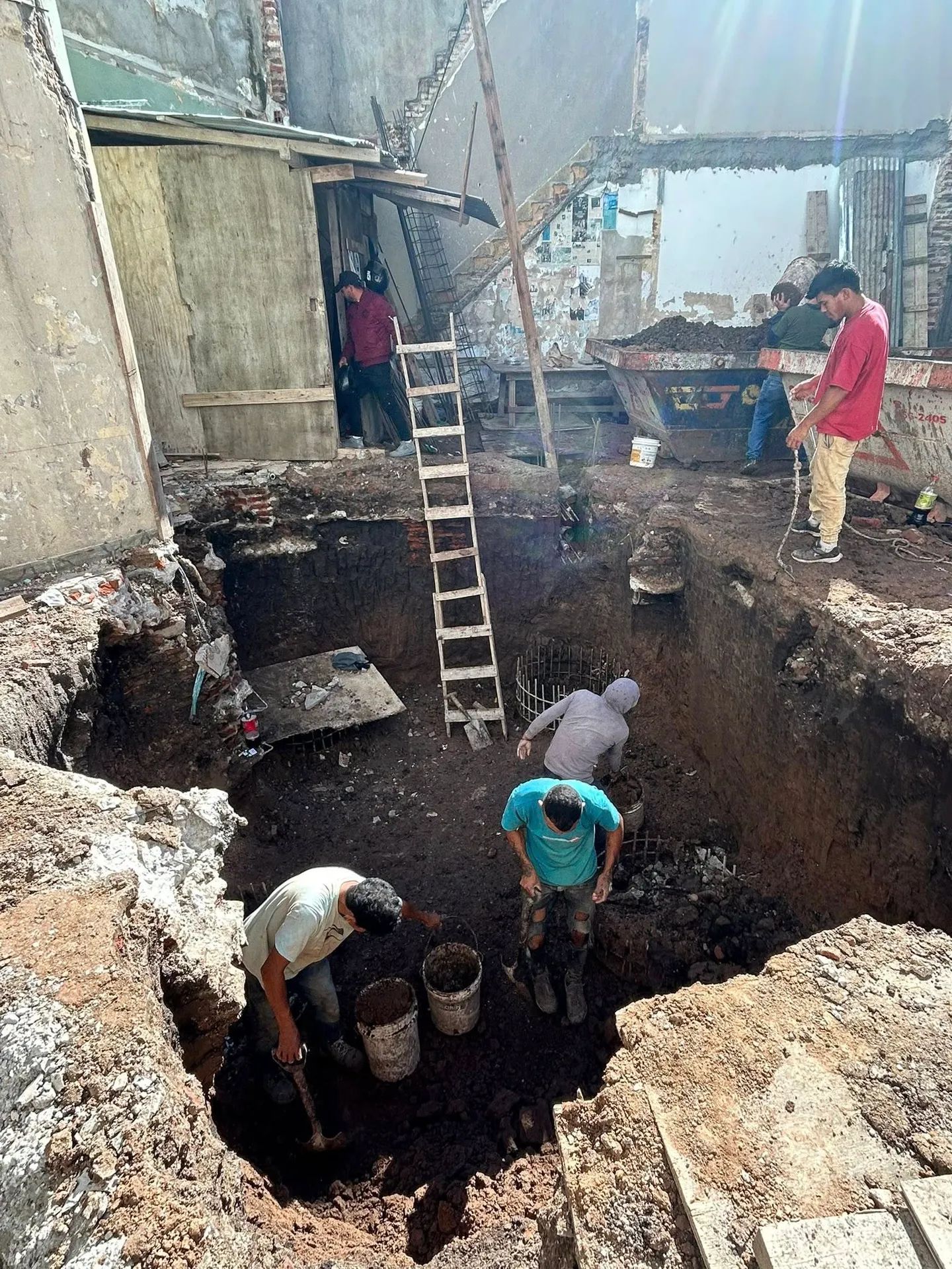 2 e/ 45 y 46 — avance de obra, etapa 1