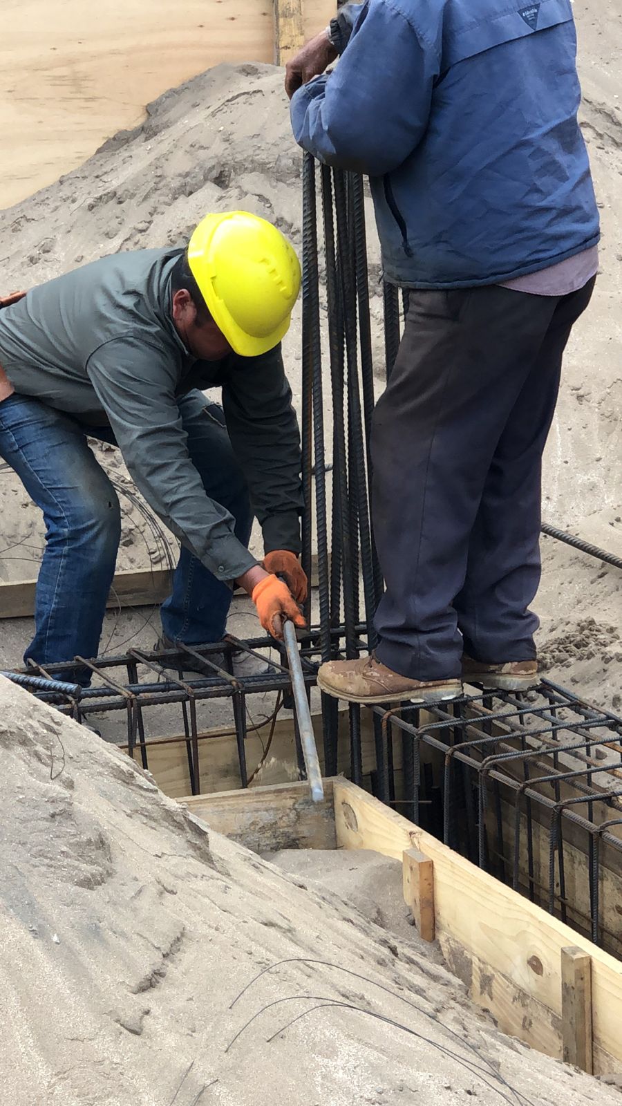 LDM V — avance de obra, etapa 1