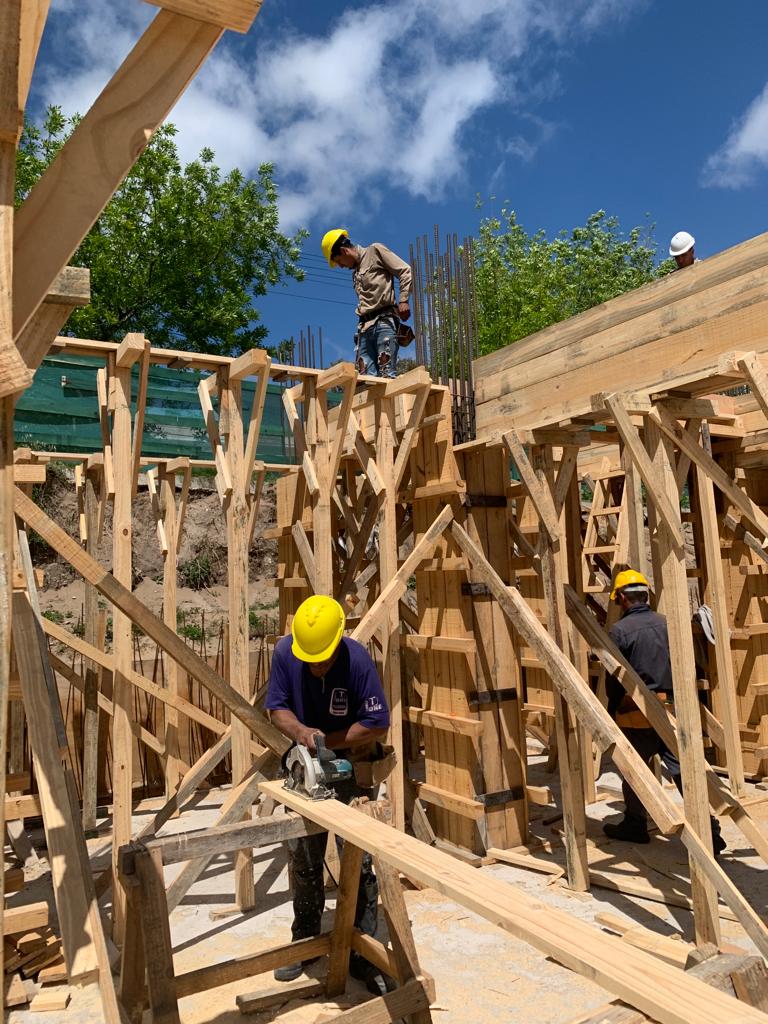 LDM V — avance de obra, etapa 1