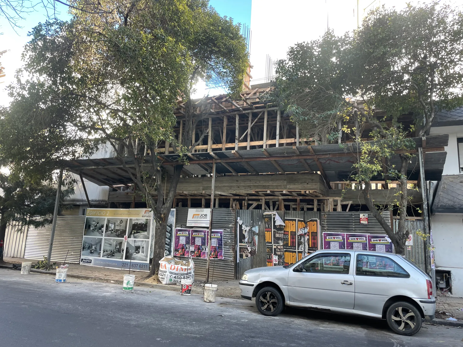 2 e/ 45 y 46 — avance de obra, etapa 1