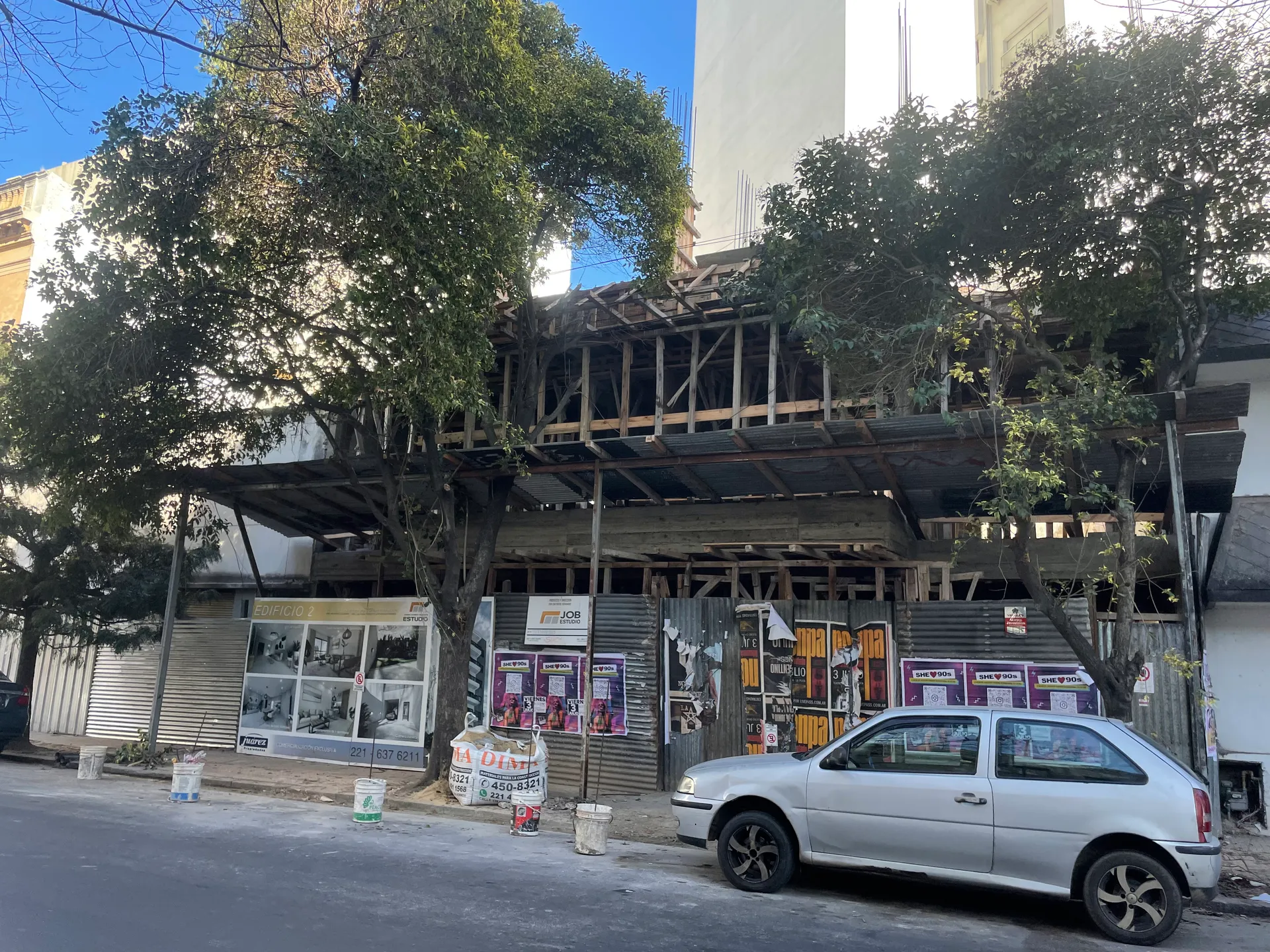 2 e/ 45 y 46 — avance de obra, etapa 1