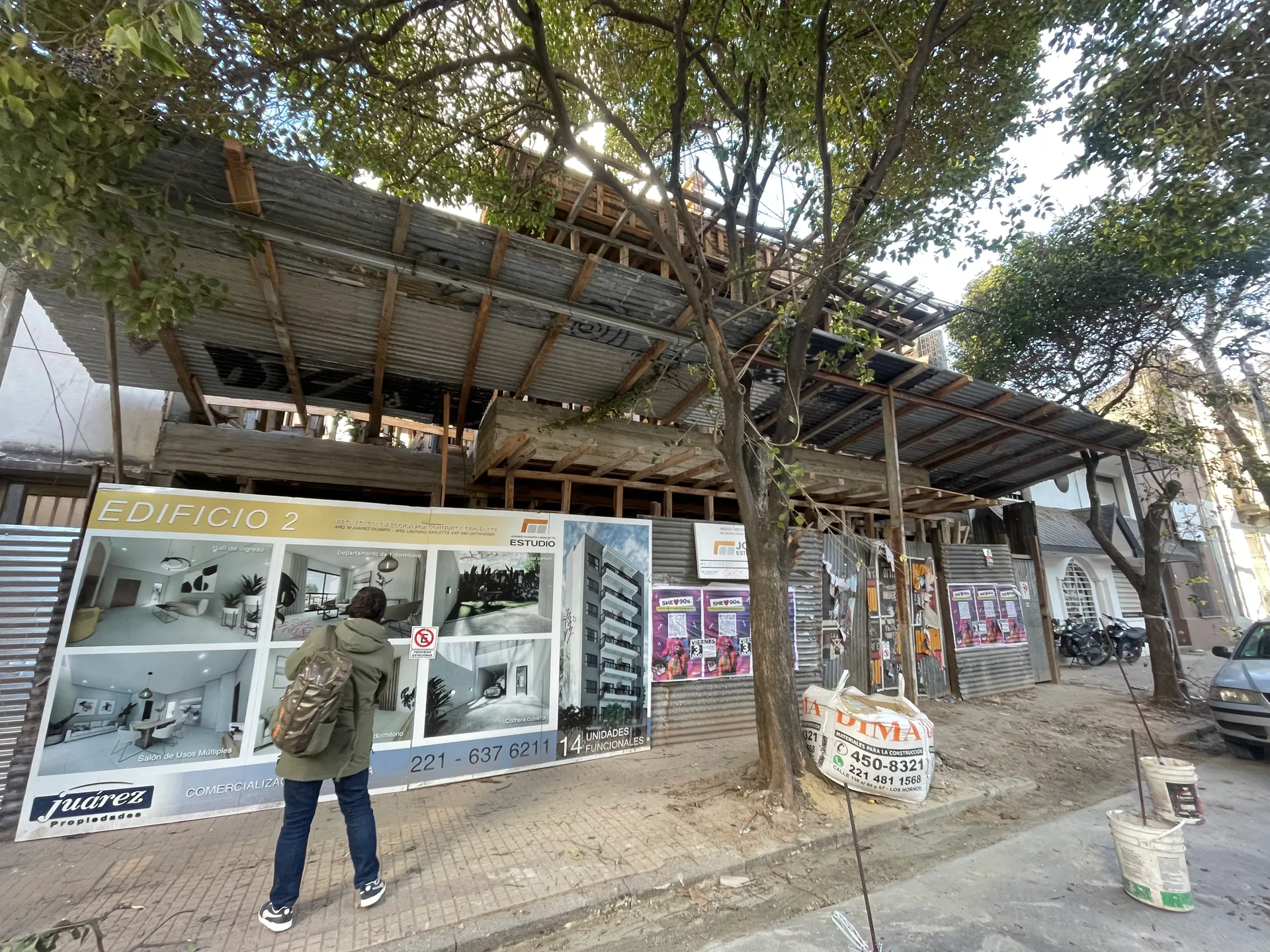 2 e/ 45 y 46 — avance de obra, etapa 1