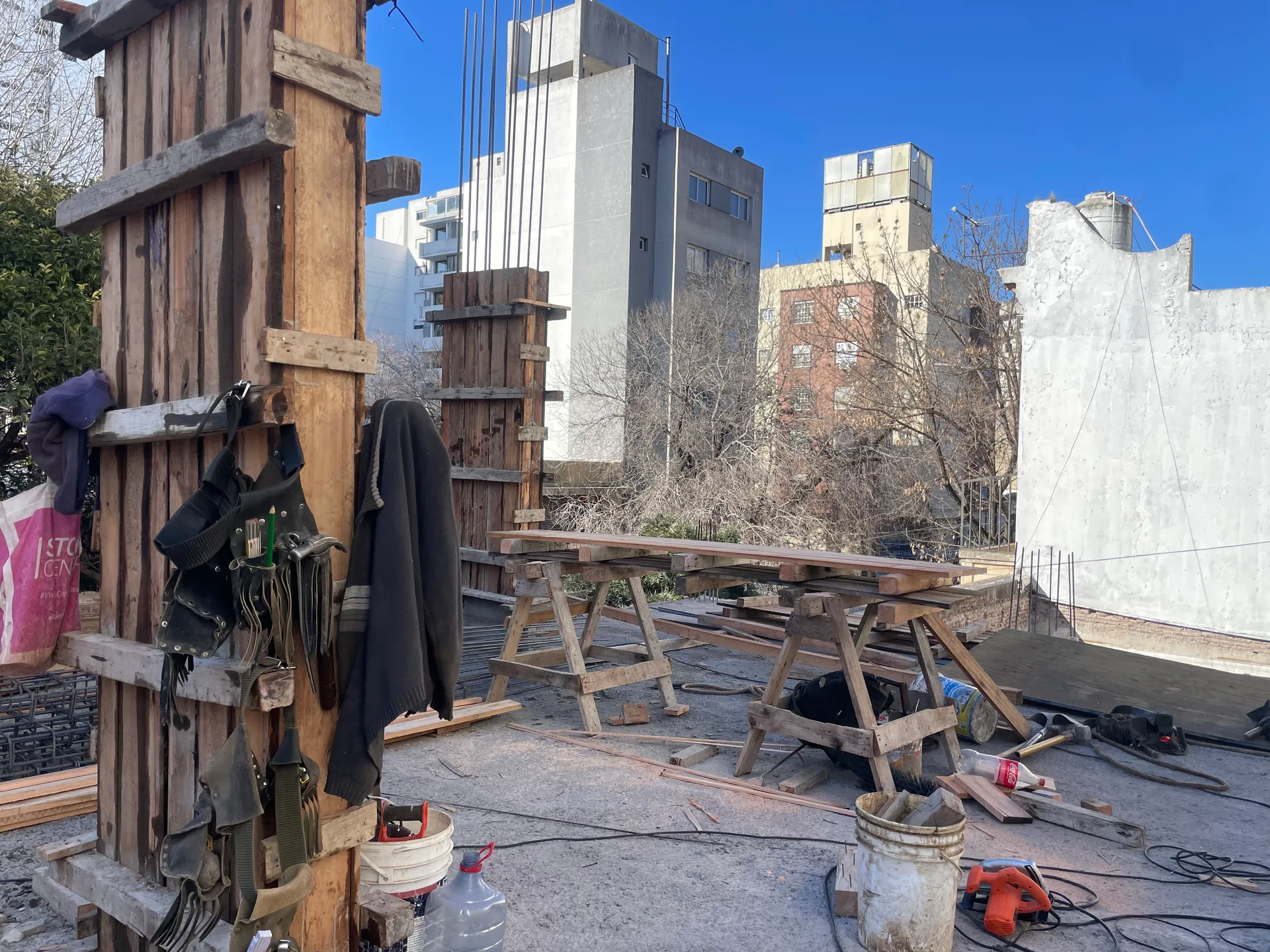 2 e/ 45 y 46 — avance de obra, etapa 1